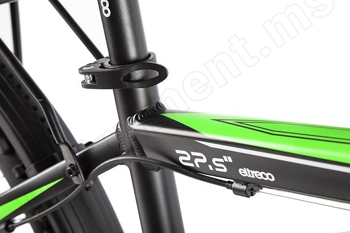 Электровелосипед (велогибрид) черно-зеленый Eltreco XT 800 new - фото 8